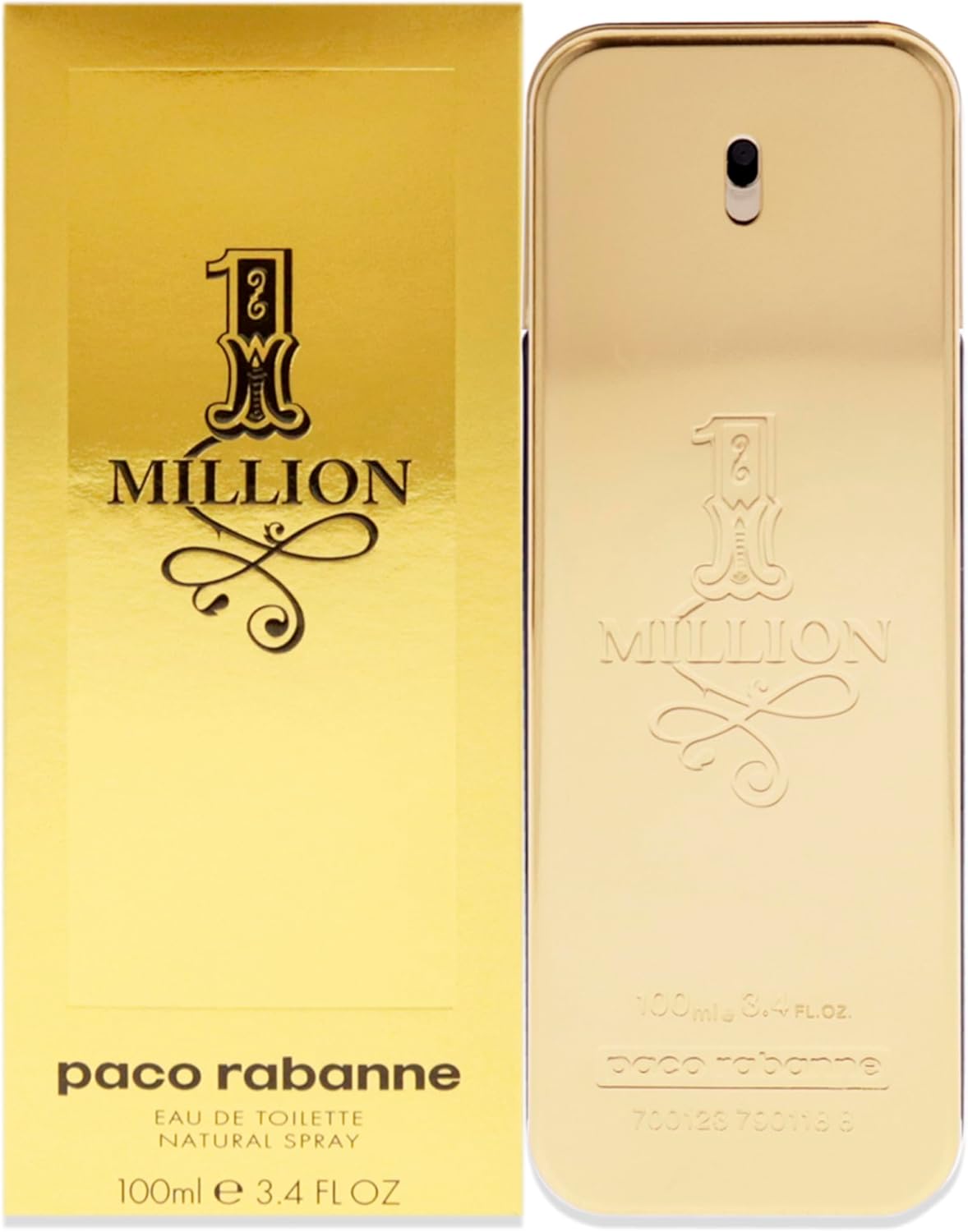 Paco Rabanne 1 Million Eau de Toilette 100ml – Iconic Long-Lasting Luxury Fragrance for Men