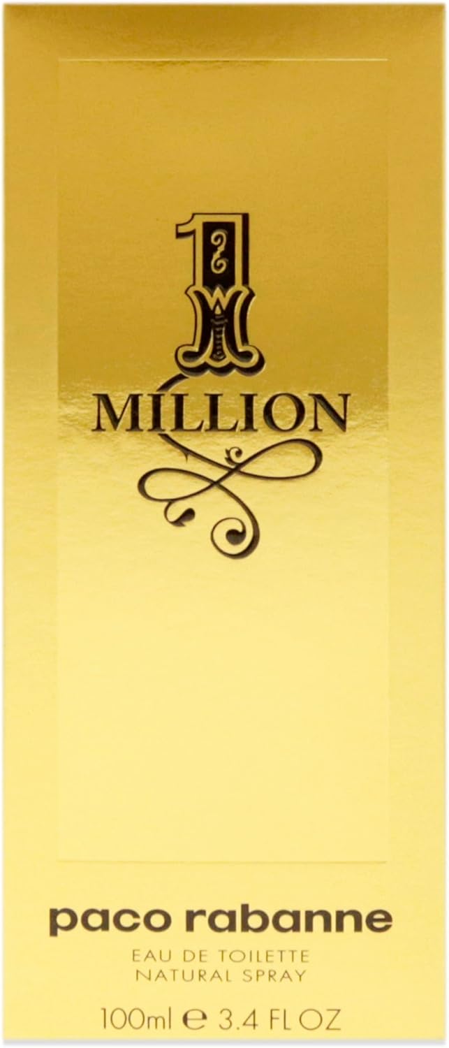 Paco Rabanne 1 Million eau de toilette packaging on a white background