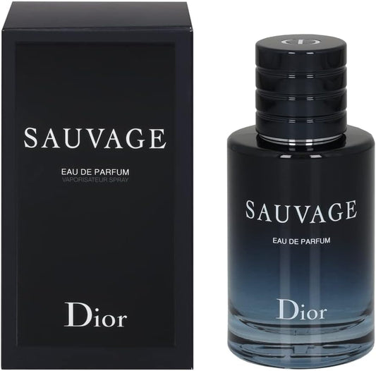 Dior Sauvage Eau de Parfum bottle and packaging on a white background